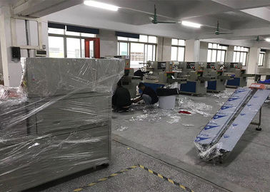 Assorted Cookies Bakery Packaging Machine Automated Feeding Pillow Package