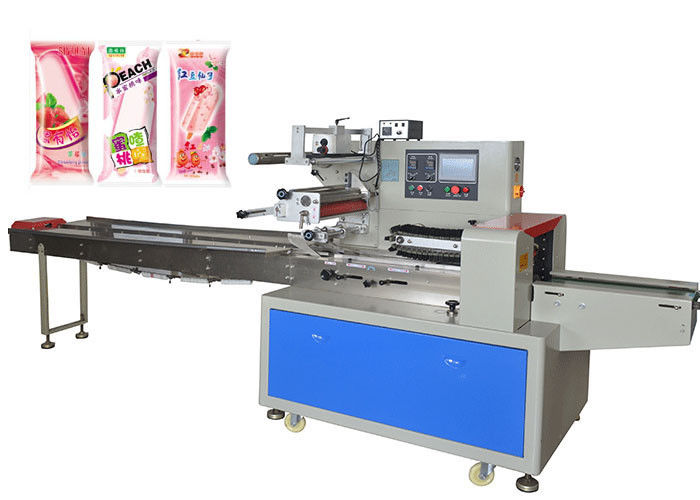 Ice Cream Food Packaging Machine High Precision Low Noise Easily Maintain